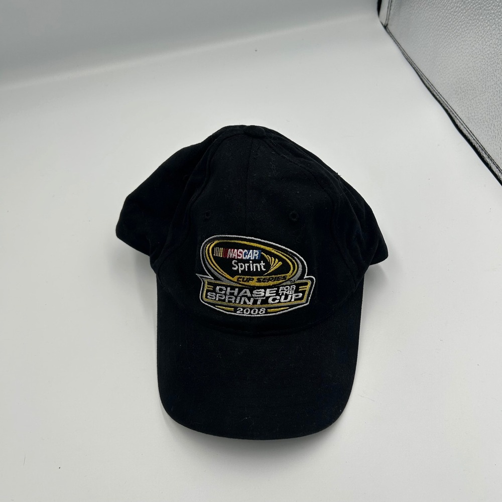 NASCAR Baseball Hat Mens OSFM Black‎ Chase For The Sprint Cup 2008 Racing Cap